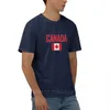 Men's T-Shirts 100% Cotton CANADA Flag With Letter Design Short Sleeve T shirts Men Women Unisex Clothing T-Shirt Tops Tees 5XL