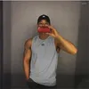 Erkek Tank Tops 2024 Mens Fitness Spor Salonu En İyi Erkekler Kolsuz Gömlek Erkek Örgü Nefes Alabaş Spor Yeleği Fanila