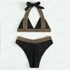 Dameszwemkleding 2024 Sexy zwarte bikini's Dames NIEUWE badmode met push-up vrouwelijk badpak Zwemmende badpakken Bikiniset Strandkleding Zwembadbader T240129