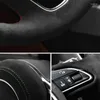 Steering Wheel Covers Alcantara Leather Car Cover For Land Rover Range Executive Edition Discovery 3 4 Freelander 2 Auto Interior