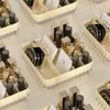 Förvaringslådor 360 ° roterande skrivbordsmakeup arrangör kosmetisk låda borsthållare ögon skuggläppglasyr smyckesbehållare för kvinnor