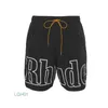 Herenshorts Meichao RH limited rhude Ontwerpers Heren Basketbal Zomer Hip Hop Hoge Sporttraining Strandbroek Palm Letter Mesh Street Fashion Joggingbroek 4DA1