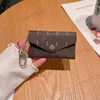 Nouveau classique Designer lettre sac à main dames hommes porte-clés porte-carte de crédit pièce de monnaie mini organisateur à glissière portefeuille porte-monnaie anneau bouton sac à bandoulière chaîne de portefeuille