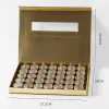 Lega di 35 barattoli/set scatola organizer in alluminio perline strass contenitori di stoccaggio contenitore di gioielli per contenere paillettes contenitore di strumenti di paillettes