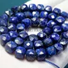 Alloy Meihan 도매 자연 청소부 Lazuli 8mm Faceted Cube Loose Beads for DIY Jewelry Making Design