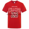 T-shirt da uomo Chicago Champs 23 USA City Team T-shirt Sportiva manica corta da uomo in cotone T-shirt casual Street T-shirt hip-hop traspiranteH24129