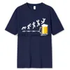 メンズTシャツフライデービール面白いプリントメンズブランドTシャツカジュアルヒップホップサマーメンTシャツストリートウェアコットン特大Tシャツ半袖24129