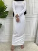 Chaomeng All-Match-Muslim für Frauen Hijab-Kleid Dubai Abaya Truthahn-Kaftan Islamische Kleidung Casual Femme Vestido Kaftan Marokkanisch 240129