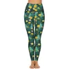 Active Pants Yellow Dandelion Leggings Plants Print Push Up Yoga Casual Stretch Legging Women Design Fitness Sports Tights Tights