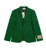 Męskie garnitury Blazers Western Clothing Designer Men Classical Letter Drukuj Blazer Autumn Luksusowy płaszcz oderwany