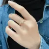 Rings European 2023 Nieuwe 925 Sterling Silver Knot Ring For Women Charm Prachtig modemerk luxe fijne sieraden liefdespaar geschenken