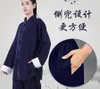 Vente en gros Nouveau Style Chinois Hommes Femmes Haute Qualité Coton Lin Tai Chi Vêtements Printemps Automne Kung Fu Arts Martiaux Sport Costume Veste Pantalon Ensemble