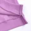 Vestes Mode Couleur Unie Violet Mignon Oreille Pull À Capuche Survêtement Pour Enfants À Capuche Top Enfant À Capuche Sportsuit Enfants Vêtements