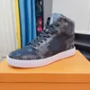 Designer de luxo sapatos casuais logotipo em relevo virgil treinadores cinta skate sneaker homens triplo branco preto verde baixo sapato masculino moda treinador tênis US 6-12 1.23 05