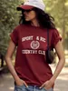 T-shirt femme T-shirts graphiques esthétiques pour femmes vêtements d'été 2024 mode manches courtes T-shirt vintage T-shirt femme t-shirts amples hauts T240129