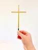 Narzędzia do ciasta cienki religijny krzyżowy topper - chrzcie chrztu chrzest chrzestu lub dekoracja dla dzieci