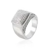 Designer David Yuman Jóias Xx Conjunto de anel popular semelhante de 15 mm com imitação de diamante de zircônia estilo de venda quente