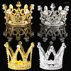 Cake Tools Mini Crown Cupcake Topper Decoration Metal Ornaments For DIY Wedding Party Birthday Baking Supplies Decorating