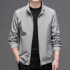 Luker CMSS Spring Summer Men Business Jackets Solid Mens Thin Coats Casual Ytterkläder Male Coat Bomber Jacket 240124