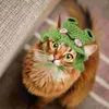 Cat Costumes Cartoon Hat Santa Claus Costume Halloween Cap Pet The Dog Headwear Carnival Yarn Adorable Puppy Headdress