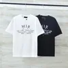 USA Style Letter Print Tee Designer T Shirt Spring Summer Summer Fashion Skatboard Men Women Tshirt 24SS 0129