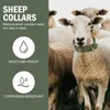 Colliers de chien 2 pièces collier de mouton accessoires d'élevage fournitures de veau épaissies toile chat sûr
