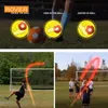 Barnfotbollsportkurva Swerve Ball Football Toy Kickerball för pojkar och flickor perfekt för utomhus inomhusmatch 240127