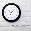 Wall Clocks 2 Sets Component Quartz Clock Movement Silent DIY Large Hands Metal Repairing Mechanism