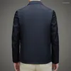 Chaquetas para hombres Top Grado Smart Casual 2024 Llegadas Primavera y otoño Moda coreana delgada Turn Down Collar Abrigos Abrigos