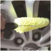 Sprzątanie szczotek do mycia samochodowego przenośne kółka mikrofibry szczotka szczotka kółko do trosk z plastikowym uchwytem do mycia detale narzędzia I DH5WS