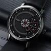 Moonbiffy CQ57 Mens Quartz Wrist Watch Clock Leather Strap Sport Business Casual Waterproof Top Brand Simple For Male 240125