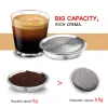 Set capsule di caffè Icafilas per utensile da cucina per capsule di filtro per caffè ricaricabili in acciaio inossidabile Senseo Hine