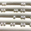 5 Pairs Natural 12mm Freshwater Pearl Wire Hand-Wrapped Stud Earring 240123