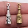 Bangle 50pcs 28x8mm Pendant Wine Bottle 3d Grape Wine Bottle Charm for Jewelry Making 3d Wine Bottle Pendants