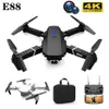 Drones E88 Professional Mini WIFI HD 4k Drone With Camera Hight Hold Mode Foldable RC Plane Helicopter Pro Dron Toys Quadcopter Drones YQ240129