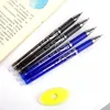 100 recharges effaçables 3 ensemble de stylos 05mm poignée lavable stylos Gel magiques tiges fournitures d'écriture de bureau scolaire papeterie 240124
