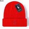 Boa qualidade novo designer polo gorro unisex outono inverno gorros chapéu de malha para homens e mulheres chapéus clássicos esportes crânio bonés senhoras casual z23