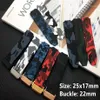 Jakość marki 25x17 mm Red Blue Black Grey Camo Camo CamoFlag Silikon do paska na pasek Watch Big Bang Watch Logo On1264W