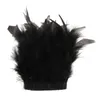 Charm Bracelets Ostrich Feather Cuff Wrist Sleeve Women Real Fur Cuffs Bracelet Clap On Shirts Elegant