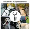 Colliers pour chiens, harnais de voiture, ceinture de sécurité pour animaux de compagnie, sangle Portable pour chat pour petits et chiots