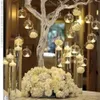 Ljushållare 12st varumärke hängande tealight hållare glas globes terrarium bröllop ljusstake vase hem el bar dekor294z