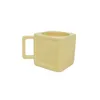 Tasses Tasse à café carrée créative tasse à thé Vintage Simple ménage cadeau de lait en céramique