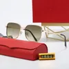 النظارات الشمسية للنظارات الشمسية للنساء نظارة شمسية أزياء الإطار مستطيلات شمسية UV400 Eyeglass Alloy Mens Mens Eyewear