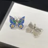 Boucles d'oreilles papillon de créateur de luxe, style classique, bijoux haut de gamme et de haute qualité, fête, mariage, cadeau de mariée