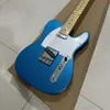 HEISS! T L Gitarre Metallic Blau Farbe Ahorn Griffbrett Hohe Qualität Guitarra Kostenloser Versand Elektrische gitarre