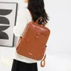 Donna Uomo Zaino Stile Vera Pelle Moda Borse Casual Piccola Ragazza Zainetto Zaino per Laptop da Lavoro Zaino di Ricarica Rucksa3166