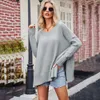 Designer Kvinnokläder Autumn/Winter New Women's V-Neck Large Ladies Fashion Knitwear Sexig Pullover Tröja Trycktröjor Kardigans för kvinnor Cardiganaaet