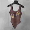 Tasarımcı Bikinis Kadın Mayo Mektubu Mayolar Yaz Plajı Lüks Memnuniyet Elbise Tasarımcı Bodysuits Mayo