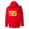 Motorcykelkläder 2023 Forma 1 Hoodie Jacket F1 Team Red SoftShell Officiell webbplats Samma racingfan Zipper Jackets Autumn Winter Dr Dhwny