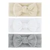 Hair Accessories Classical 2024 Winter Waffle Fabric Tie Bow Girl's Headband DIY For Baby Headwear Fashion Headwrap